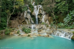 Laos, province de Luang Prabang, chutes de Kuang Si // Laos, Luang Prabang province, Kuang Si falls